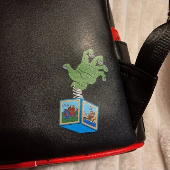 New With Tags Loungefly Toy Story Sid's Toys Double Strap Backpack - Picture 4 of 8